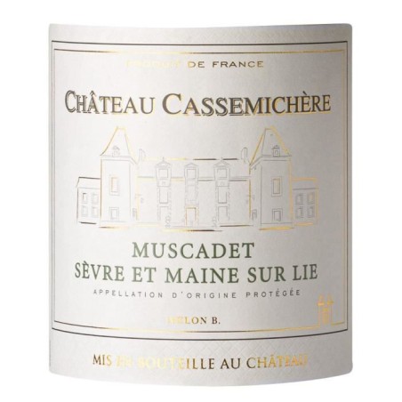 Château Cassemichere Loup Galant 2025 Muscadet Sevre et Maine sur lie - Vin blanc de la Loire