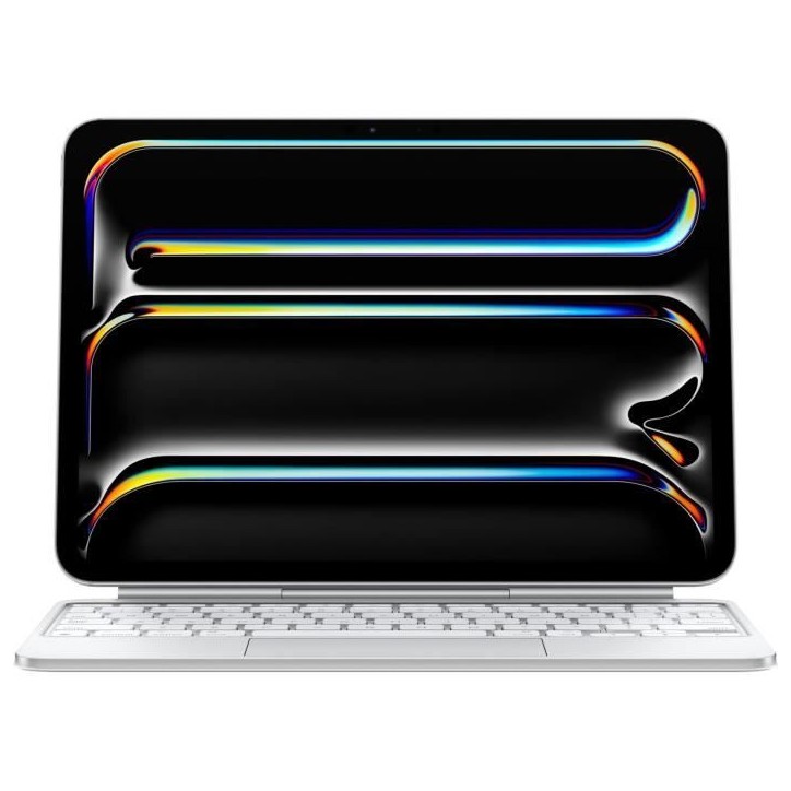 Clavier pour tablette Apple Magic Keyboard pour iPad Pro 11 pouces (M4) - Francais - Blanc Clavier pour tablette Apple Magic Keyboard pour iPad Pro 11 pouces (M4) - Francais - Blanc