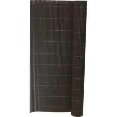 Canisse PVC double face - NATURE - 10 mm - Gris - 3 x 1 m