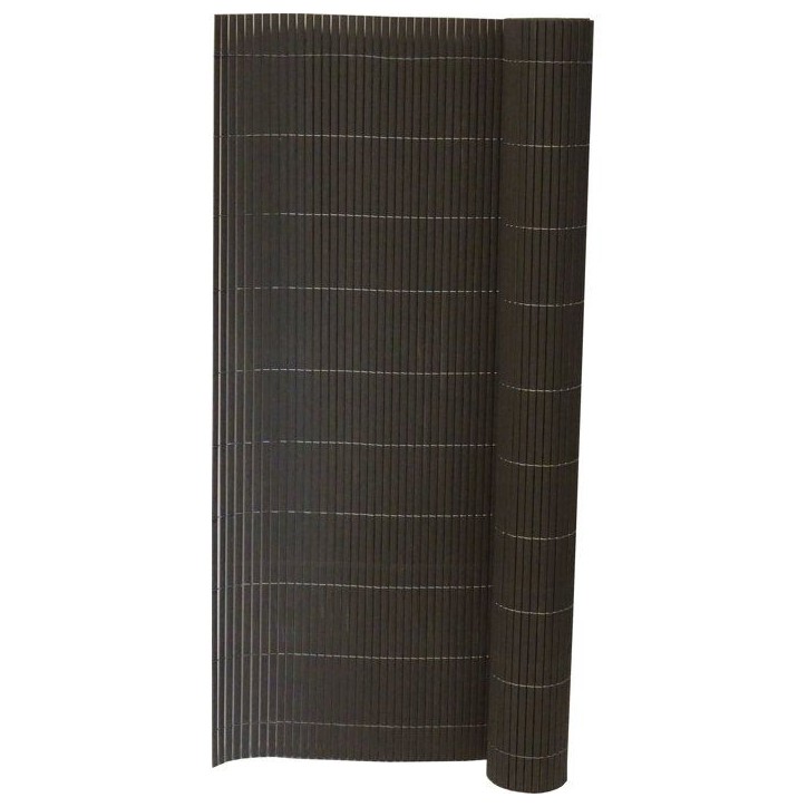 Canisse PVC double face - NATURE - 10 mm - Gris - 3 x 1 m Canisse PVC double face - NATURE - 10 mm - Gris - 3 x 1 m