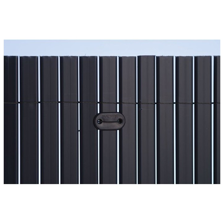Canisse PVC double face - NATURE - 10 mm - Gris - 3 x 1 m Canisse PVC double face - NATURE - 10 mm - Gris - 3 x 1 m
