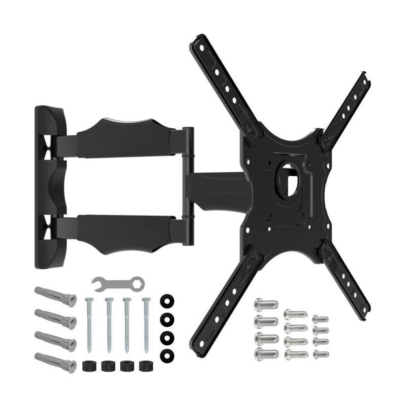NANOOK Support Mural orientable pour téléviseurs 32-55 Pouces - Incl