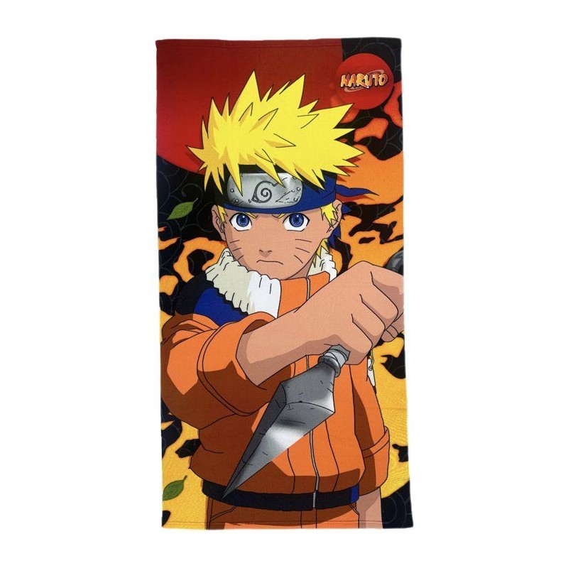 Serviette de plage 100% microfibre 70×140 cm – NARUTO – Modele NA