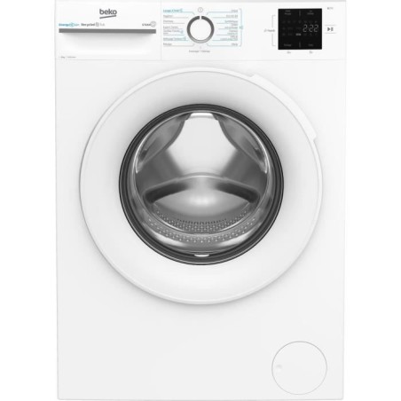 Lave-linge hublot BEKO LLFT39411 - 9 kg - Induction - L60cm - 1400 trs