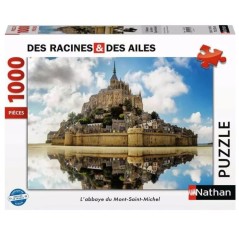 Puzzle 1000 pieces L'Abbaye du Mont Saint Michel, Des racines et des a