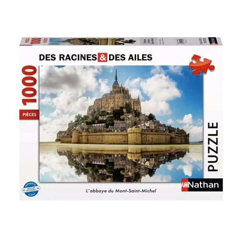 Puzzle 1000 pieces L'Abbaye du Mont Saint Michel, Des racines et des a