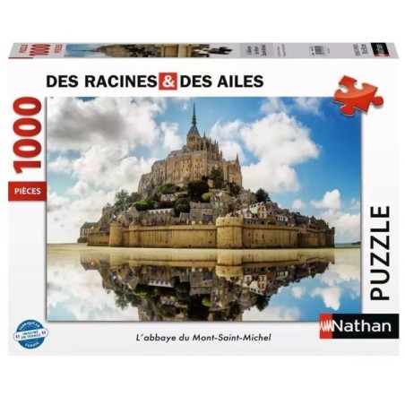 Puzzle 1000 pieces L'Abbaye du Mont Saint Michel, Des racines et des a