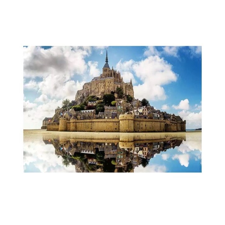 Puzzle 1000 pieces L'Abbaye du Mont Saint Michel, Des racines et des ailes, Nathan, Des 14 ans, 41170561 Puzzle 1000 pieces L'Abbaye du Mont Saint Michel, Des racines et des ailes, Nathan, Des 14 ans, 41170561