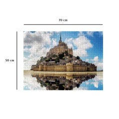 Puzzle 1000 pieces L'Abbaye du Mont Saint Michel, Des racines et des a