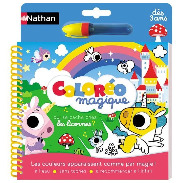 Coloréo magique - Licornes - Jeu créatif - NATHAN - Des 3 ans Coloréo magique - Licornes - Jeu créatif - NATHAN - Des 3 ans