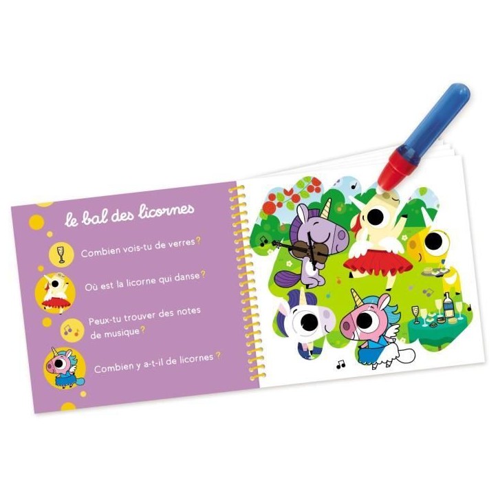 Coloréo magique - Licornes - Jeu créatif - NATHAN - Des 3 ans Coloréo magique - Licornes - Jeu créatif - NATHAN - Des 3 ans