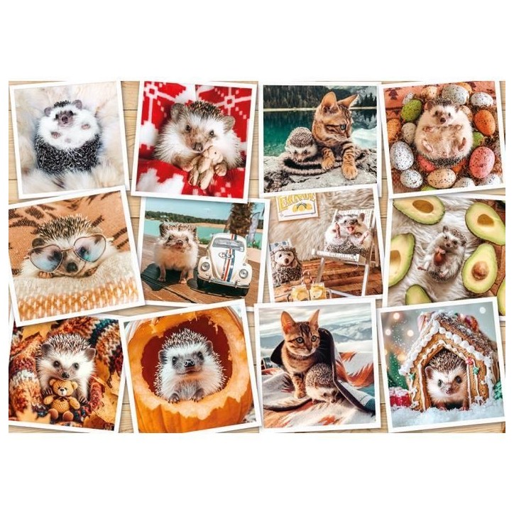 Puzzle 1500 pieces : Photo animaux mignons