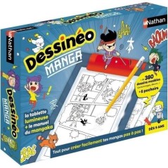 Jeu créatif - NATHAN - Dessinéo Manga - Tablette lumineuse pour cré