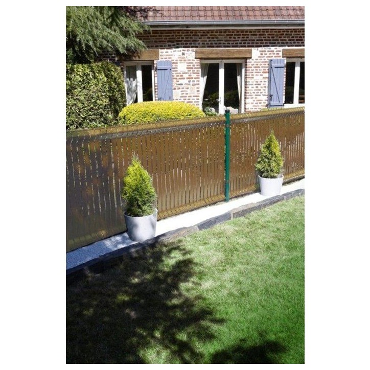 Rouleau occultant pvc - NATURE - 50 m x 48 mm - 100 clips inclus - Aspect bois Rouleau occultant pvc - NATURE - 50 m x 48 mm - 100 clips inclus - Aspect bois