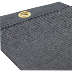Brise-vue - NATURE - 1 x 3 m - Occultant 5/5 - HDPE 350 g/m² - Anthracite