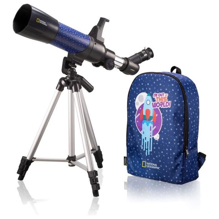Télescope pour enfants avec application de réalité augmentée - NATIONAL GEOGRAPHIC - Observation espace, étoiles - des 8 an Télescope pour enfants avec application de réalité augmentée - NATIONAL GEOGRAPHIC - Observation espace, étoiles - des 8 an