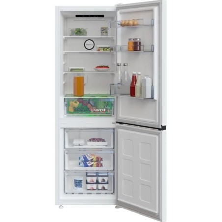 Réfrigérateur combiné - BEKO série bPro500 - B3RCNA345HW1 - Classe D - 301 L - 59,5 x 66,5 x 179,6 cm - Blanc