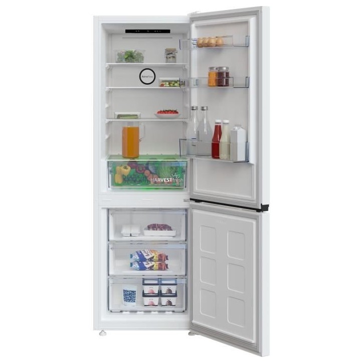 Réfrigérateur combiné - BEKO série bPro500 - B3RCNA345HW1 - Classe D - 301 L - 59,5 x 66,5 x 179,6 cm - Blanc