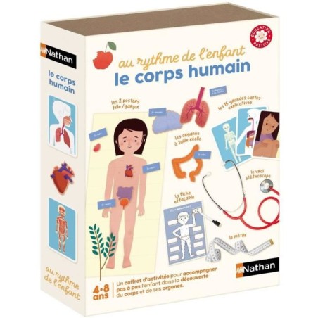 Coffret éducation positive Nathan Rythme Corps Humain - 3 a 8 ans - 1
