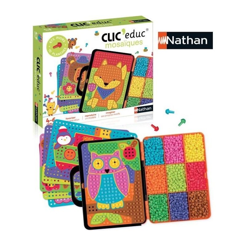 Jeu de mosaiques - NATHAN - Clic'Educ