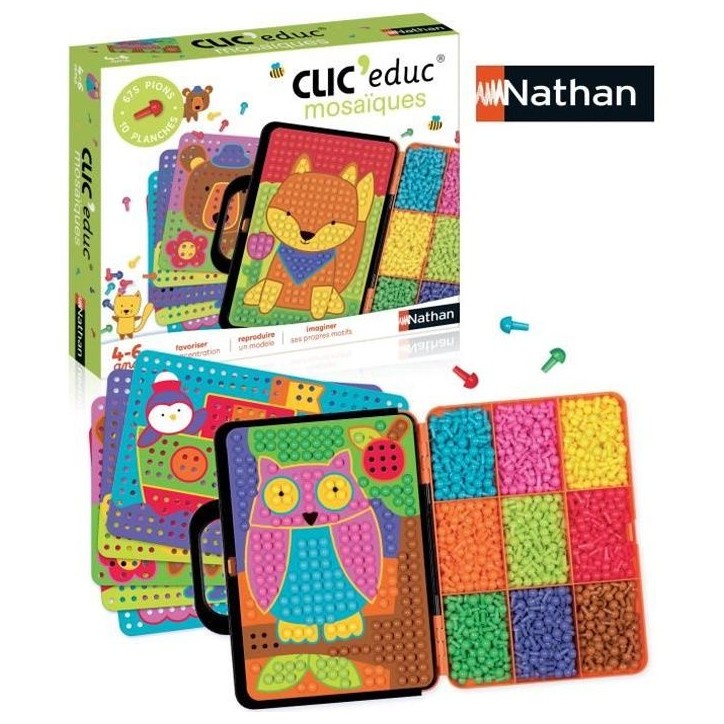 Jeu de mosaiques - NATHAN - Clic'Educ Jeu de mosaiques - NATHAN - Clic'Educ