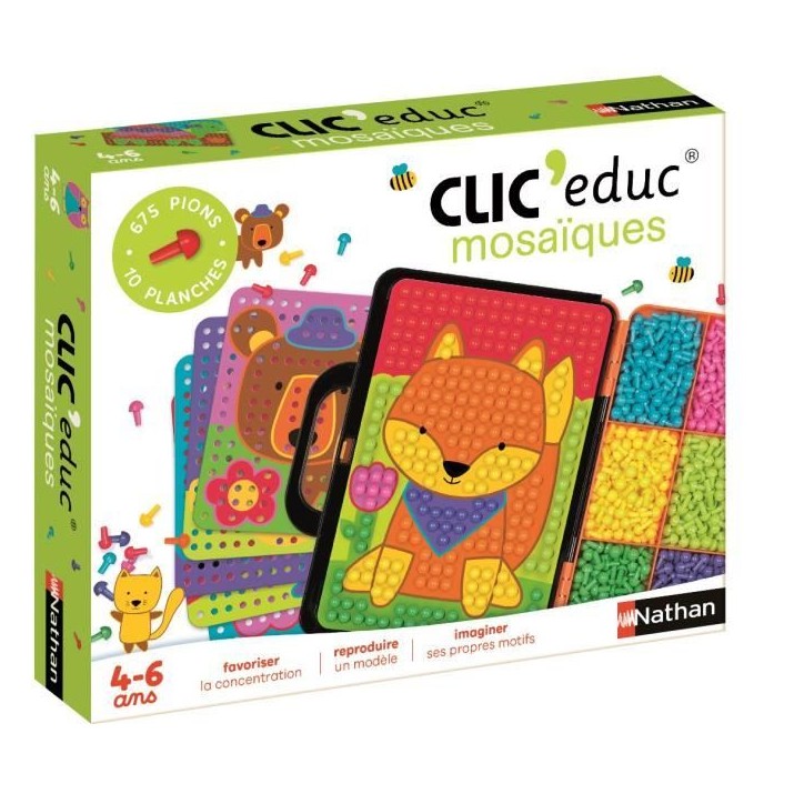 Jeu de mosaiques - NATHAN - Clic'Educ Jeu de mosaiques - NATHAN - Clic'Educ