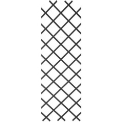 Treillis extensible - NATURE - En plastique Anthracite - 50 x 150 cm