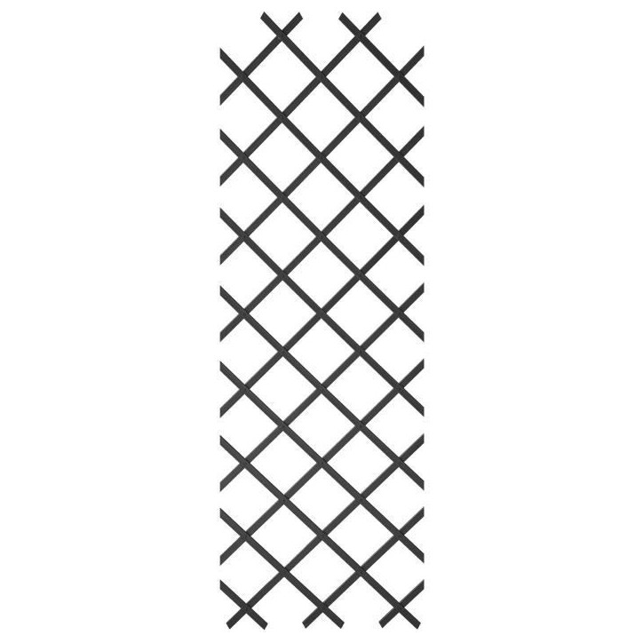 Treillis extensible - NATURE - En plastique Anthracite - 50 x 150 cm Treillis extensible - NATURE - En plastique Anthracite - 50 x 150 cm