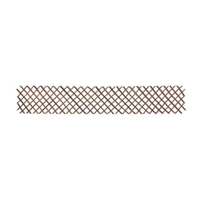 Nature Treillis de jardin 30x180 cm saule naturel marron 446397
