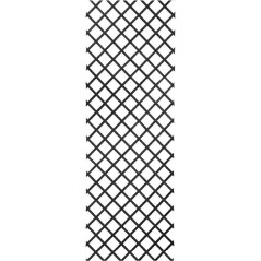 Treillis extensible - NATURE - Bois - 150 x 50 cm - Anthracite - Avec