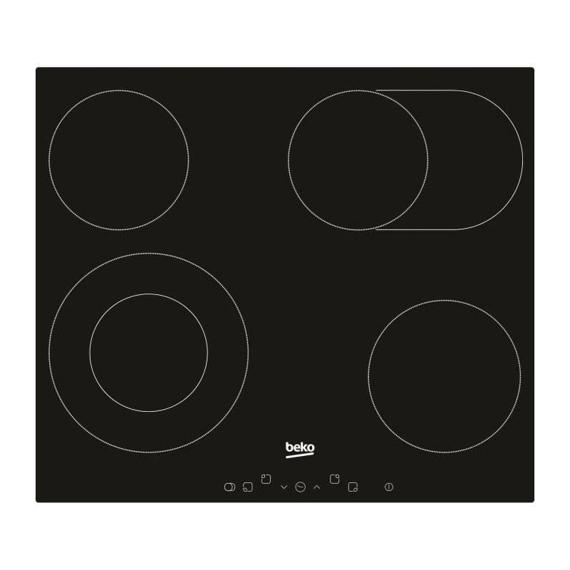 BEKO HIC 64403 T Table vitrocéramique 4 foyers
