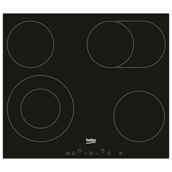 BEKO HIC 64403 T Table vitrocéramique 4 foyers