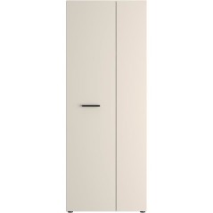 Armoire de rangement - 2 portes- Beige sable - L68,7 x P36,5 x H181,1