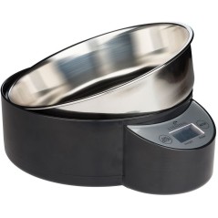 Gamelle avec balance integrée - EYENIMAL - INTELLIGENT PET BOWL - XL - 1,8 L - Noir
