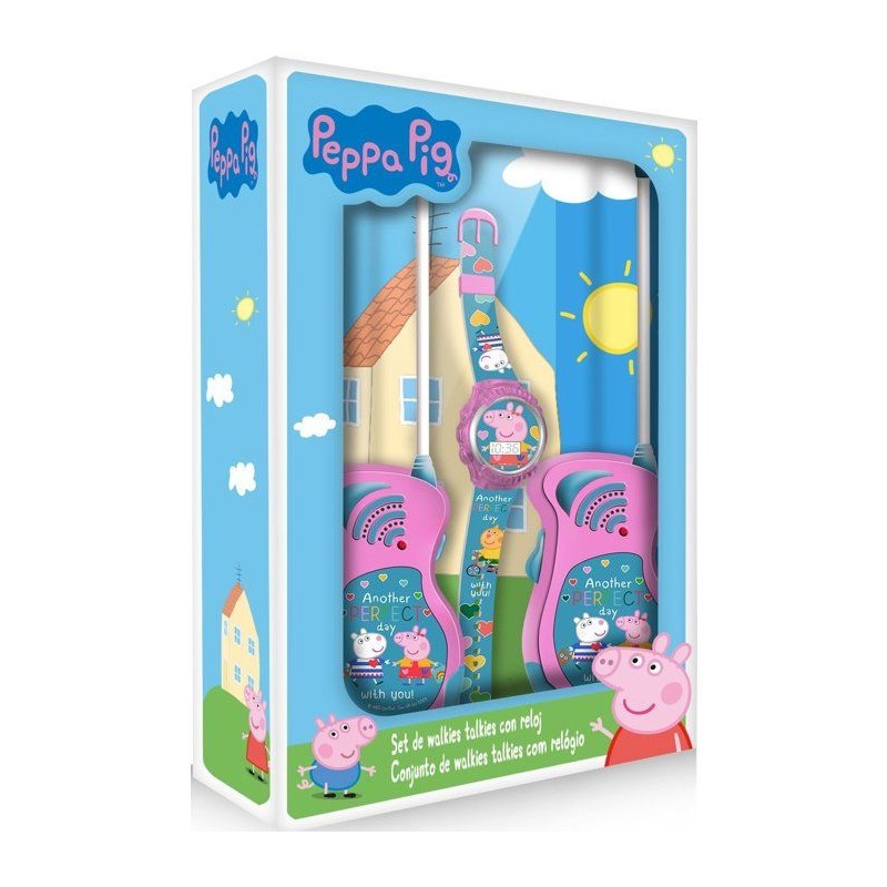 Coffret talkie-walkie + montre - KIDS LICENSING - Peppa Pig - Des 3 an