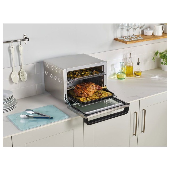 Mini four multifonction Ninja Foodi DT200EU – 10-en-1, 29 L, 2 niveaux – Air Fry, rôtissoire, pizza, déshydrateur Mini four multifonction Ninja Foodi DT200EU – 10-en-1, 29 L, 2 niveaux – Air Fry, rôtissoire, pizza, déshydrateur