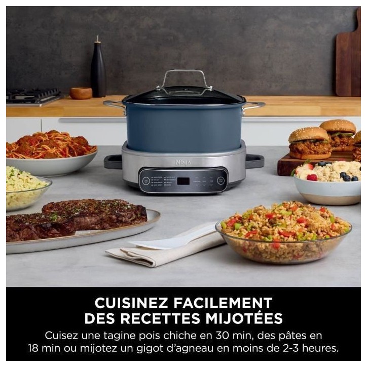 Mijoteuse NINJA - PossibleCooker Foodi MC1101EU - Capacité 6L - Jusqu'a 6 personnes - 8 programmes de cuisson Mijoteuse NINJA - PossibleCooker Foodi MC1101EU - Capacité 6L - Jusqu'a 6 personnes - 8 programmes de cuisson