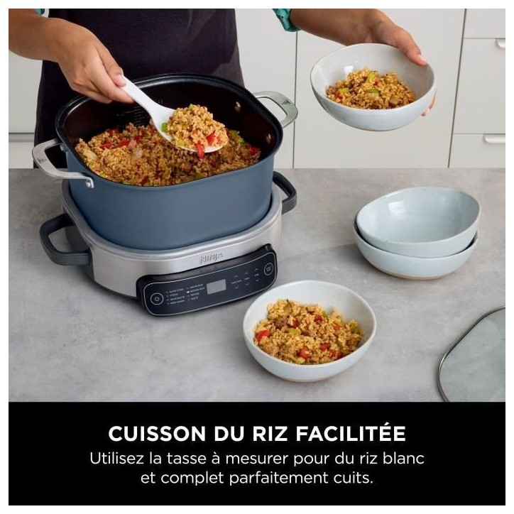 Mijoteuse NINJA - PossibleCooker Foodi MC1101EU - Capacité 6L - Jusqu'a 6 personnes - 8 programmes de cuisson Mijoteuse NINJA - PossibleCooker Foodi MC1101EU - Capacité 6L - Jusqu'a 6 personnes - 8 programmes de cuisson