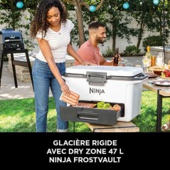 Glaciere roulante FB151EUWH FrostVault - NINJA - Rigide - 47L - Blanch