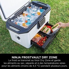 Glaciere roulante FB151EUWH FrostVault - NINJA - Rigide - 47L - Blanch
