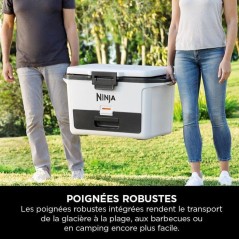 Glaciere roulante FB151EUWH FrostVault - NINJA - Rigide - 47L - Blanch