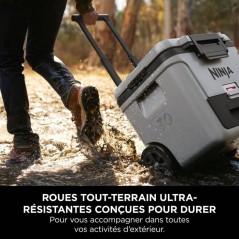 Glaciere roulante NINJA - FrostVault FB230EUGY - avec zone seche - Rig
