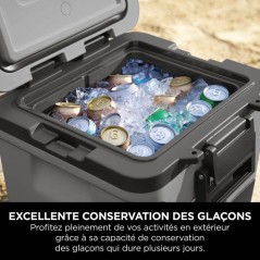 Glaciere roulante NINJA - FrostVault FB230EUGY - avec zone seche - Rig