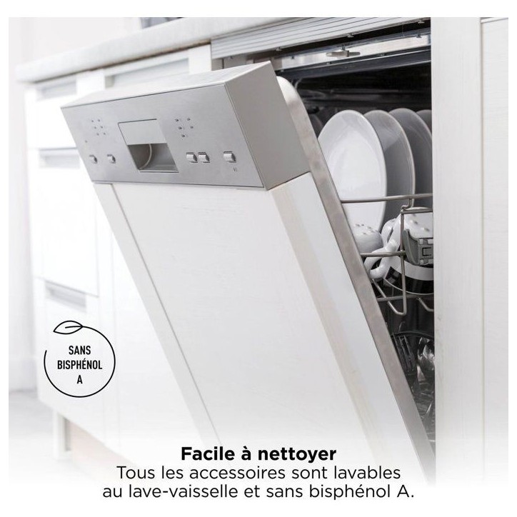 Robot de cuisine multifonction NINJA BZ651EU – 850W – 8 programmes – Lame inox – Bol 2,1L Robot de cuisine multifonction NINJA BZ651EU – 850W – 8 programmes – Lame inox – Bol 2,1L