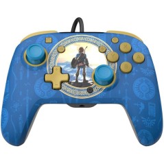 Manette de jeu - Nintendo - Zelda - Filaire - Série limitée - Bleu