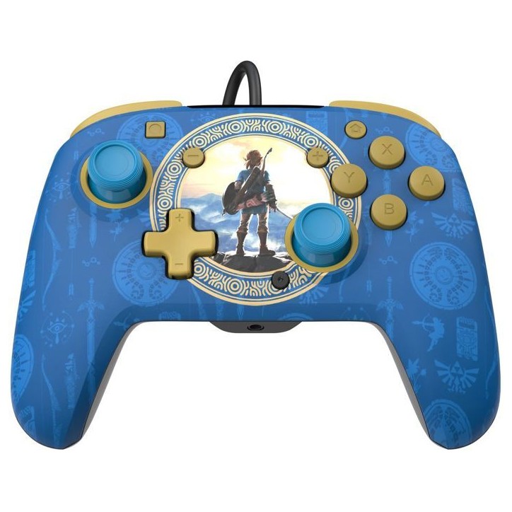 Manette de jeu - Nintendo - Zelda - Filaire - Série limitée - Bleu Manette de jeu - Nintendo - Zelda - Filaire - Série limitée - Bleu