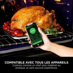 Thermosonde connectée NINJA - WP100EU - ProChef sans fil - Suivi Bluetooth/Wi-Fi - Pour cuisson et grill