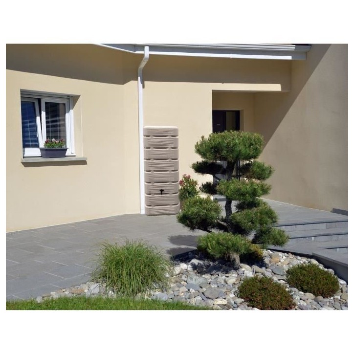 Récupérateur d'eau - BELLI - Dune - 320 litres - Anthracite Récupérateur d'eau - BELLI - Dune - 320 litres - Anthracite