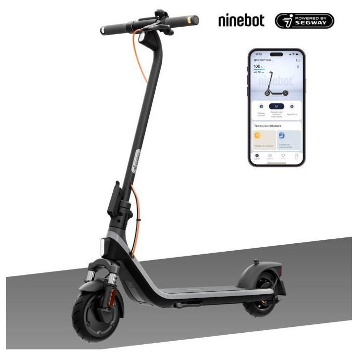 Trottinette électrique - SEGWAY - E2 plus II - 500 W - 8 Trottinette électrique - SEGWAY - E2 plus II - 500 W - 8