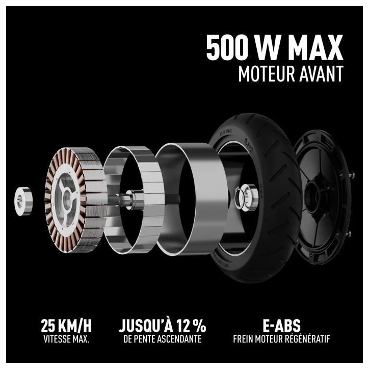 Trottinette électrique - SEGWAY - E2 plus II - 500 W - 8 Trottinette électrique - SEGWAY - E2 plus II - 500 W - 8